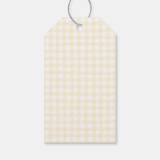 Zij vond haar bruidsfeest met honing cadeaulabel (Achterkant)