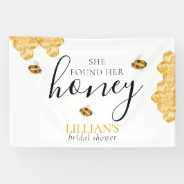 Zij Vond Haar Honing Bij Bijen Bruidsfeest Banner