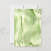 Zij vond haar perfecte Matcha Elegante Bruids douc Bedankkaart (Achterkant)