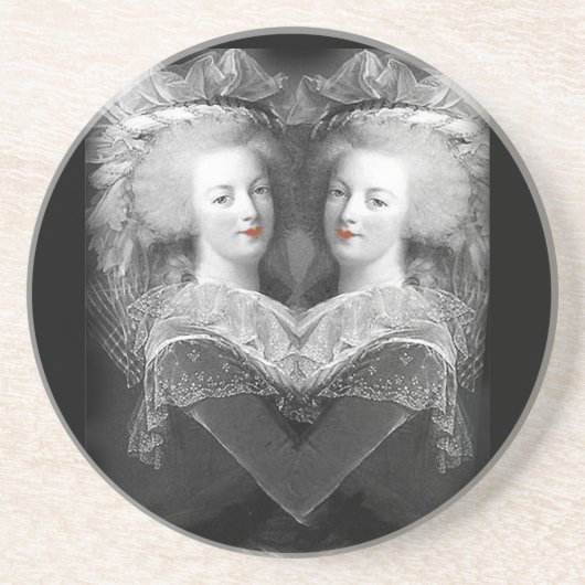 Zij was haar enige troost zandsteen onderzetter (Voorkant)