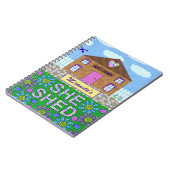 Zij wierp de Gepersonaliseerde Naam van de Tuin Notitieboek (Linkerzijde)