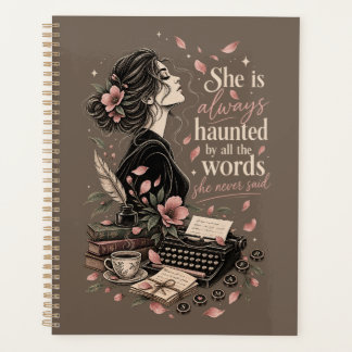 Zij wordt altijd achtervolgd Vintage Schrijver Don Planner