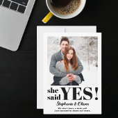 Zij zei ja Foto verlovingsaankondiging Save The Date