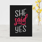 Zij zei ja kaart (Gele Bloem)