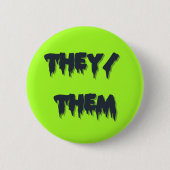 Zij/zij brat Button (Voorkant)
