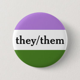 Zij/zij Buttonnen Ronde Button 5,7 Cm