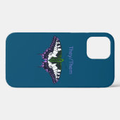Zij/zij Nonbinary Pride Swallowtail Butterfly Case-Mate iPhone Case (Achterkant (horizontaal))