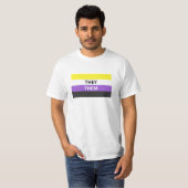 Zij/zij sluiten niet-bindende vlagwaarde T-Shirt u (Voorkant volledig)