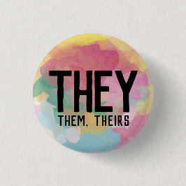 Zij, zij, Theirs Pronouns Button