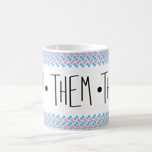 Zij/zij/Theirs ronounges Koffiemok (Center)