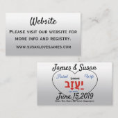 Zij zullen één zijn informatiekaartje (Voorkant / Achterkant)