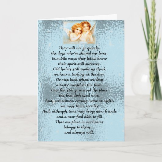 Zij zullen niet stil gaan kaart (Voorkant)