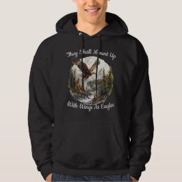 Zij zullen opklimmen met vleugels als adelaars hoodie