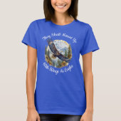 Zij zullen opklimmen met vleugels als adelaars t-shirt (Voorkant)
