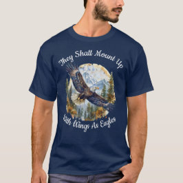 Zij zullen opklimmen met vleugels als adelaars t-shirt