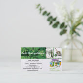 Zija Independent Distributor Visitekaartje (Staand voorkant)