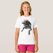 Zijaanzicht Lab, Schaduwrijke Vakantie T-shirt (Voorkant volledig)