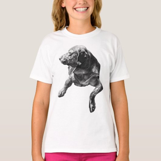 Zijaanzicht Lab, Schaduwrijke Vakantie T-shirt (Voorkant)