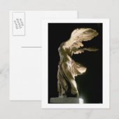 Zijaanzicht van de Overwinning van Samothrace Briefkaart (Voorkant / Achterkant)