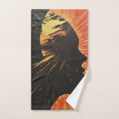 Zijaanzicht & Zon | Sunrise Metaphysical Art Bad Handdoek (Handdoek)