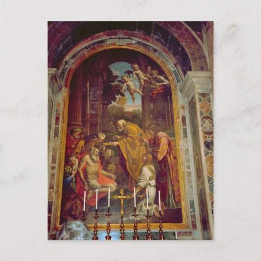 Zijalsteen in de Sint-Peter Basilica Briefkaart (Voorkant)