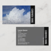 Zijband - April Showers Visitekaartje (Voorkant / Achterkant)