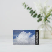 Zijband - April Showers Visitekaartje (Staand voorkant)