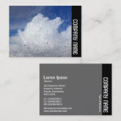 Zijband - April Showers Visitekaartje (Voorkant / Achterkant)