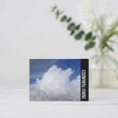 Zijband - April Showers Visitekaartje (Staand voorkant)