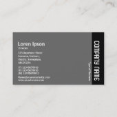 Zijband - bladeren visitekaartje (Achterkant)