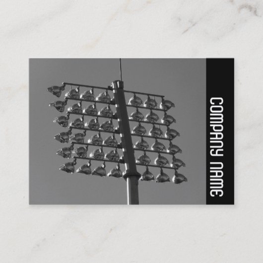 Zijband - Bloedlichten (B&W) Visitekaartje (Voorkant)