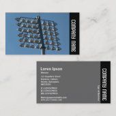 Zijband - Bloedlichten Visitekaartje (Voorkant / Achterkant)