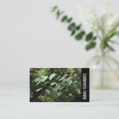 Zijband - Botanische tuinen Visitekaartje (Staand voorkant)