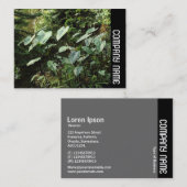 Zijband - Botanische tuinen Visitekaartje (Voorkant / Achterkant)