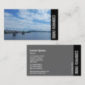 Zijband - Cardiff Bay Visitekaartje (Voorkant / Achterkant)