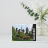 Zijband - Cardiff Castle II Visitekaartje (Staand voorkant)