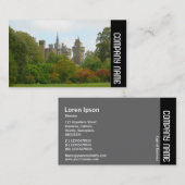 Zijband - Cardiff Castle Visitekaartje (Voorkant / Achterkant)