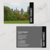Zijband - Cardiff Castle Visitekaartje (Voorkant / Achterkant)