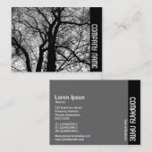 Zijband - Contraststructuur hoog Visitekaartje (Voorkant / Achterkant)