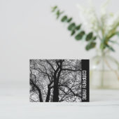 Zijband - Contraststructuur hoog Visitekaartje (Staand voorkant)