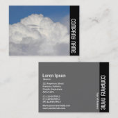 Zijband - Cumulonimbus Visitekaartje (Voorkant / Achterkant)