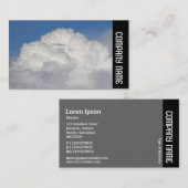 Zijband - Cumulonimbus Visitekaartje (Voorkant / Achterkant)