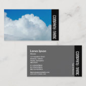 Zijband - Cumulonimbus Visitekaartje (Voorkant / Achterkant)