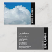 Zijband - Cumulonimbus Visitekaartje (Voorkant / Achterkant)