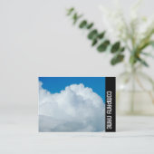 Zijband - Cumulonimbus Visitekaartje (Staand voorkant)