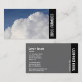 Zijband - Cumulus Cloud Visitekaartje (Voorkant / Achterkant)