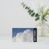 Zijband - Cumulus Cloud Visitekaartje (Staand voorkant)