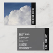 Zijband - Cumulus Cloud Visitekaartje (Voorkant / Achterkant)