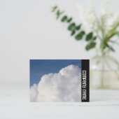 Zijband - Cumulus Cloud Visitekaartje (Staand voorkant)