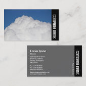 Zijband - Cumulus Cloud Visitekaartje (Voorkant / Achterkant)